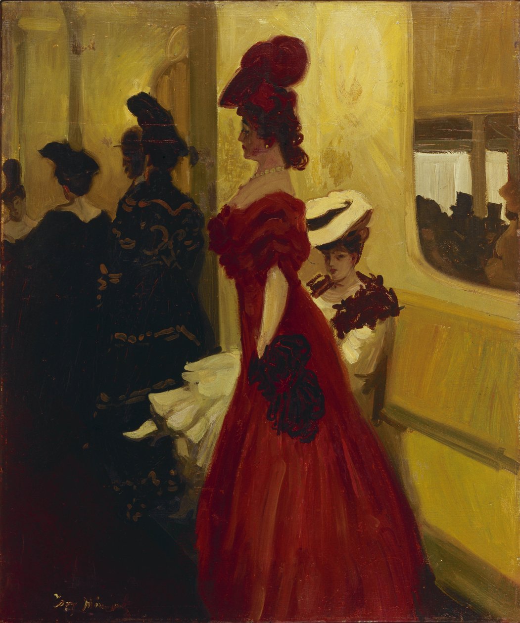 Divadelní box Spectatress, 1906 od Antoine Guillaume Minartz
