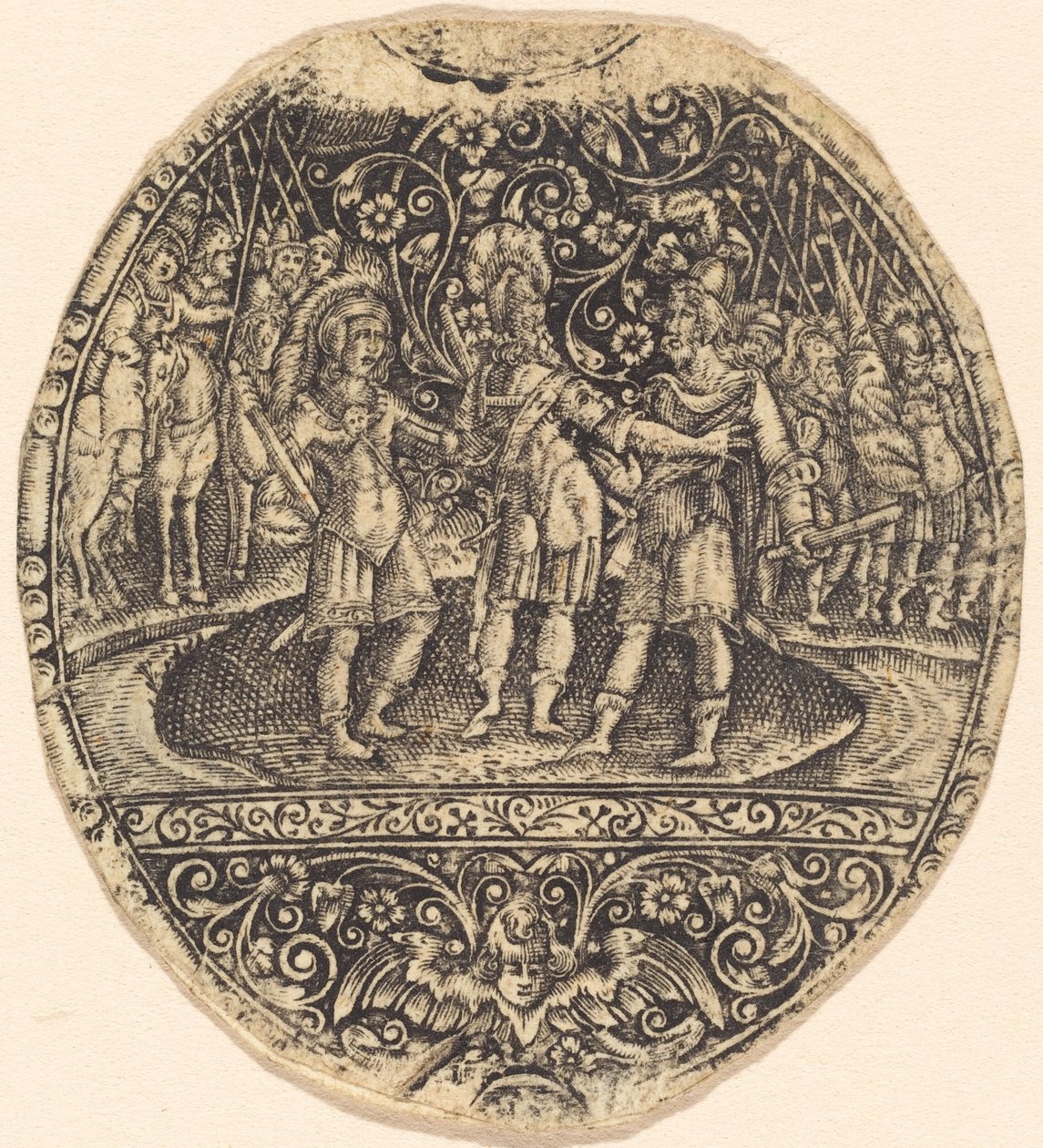 Tři Horatii od Antoine Jacquard