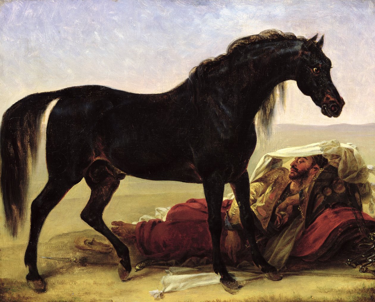 Arabský kůň od Antoine Jean Gros