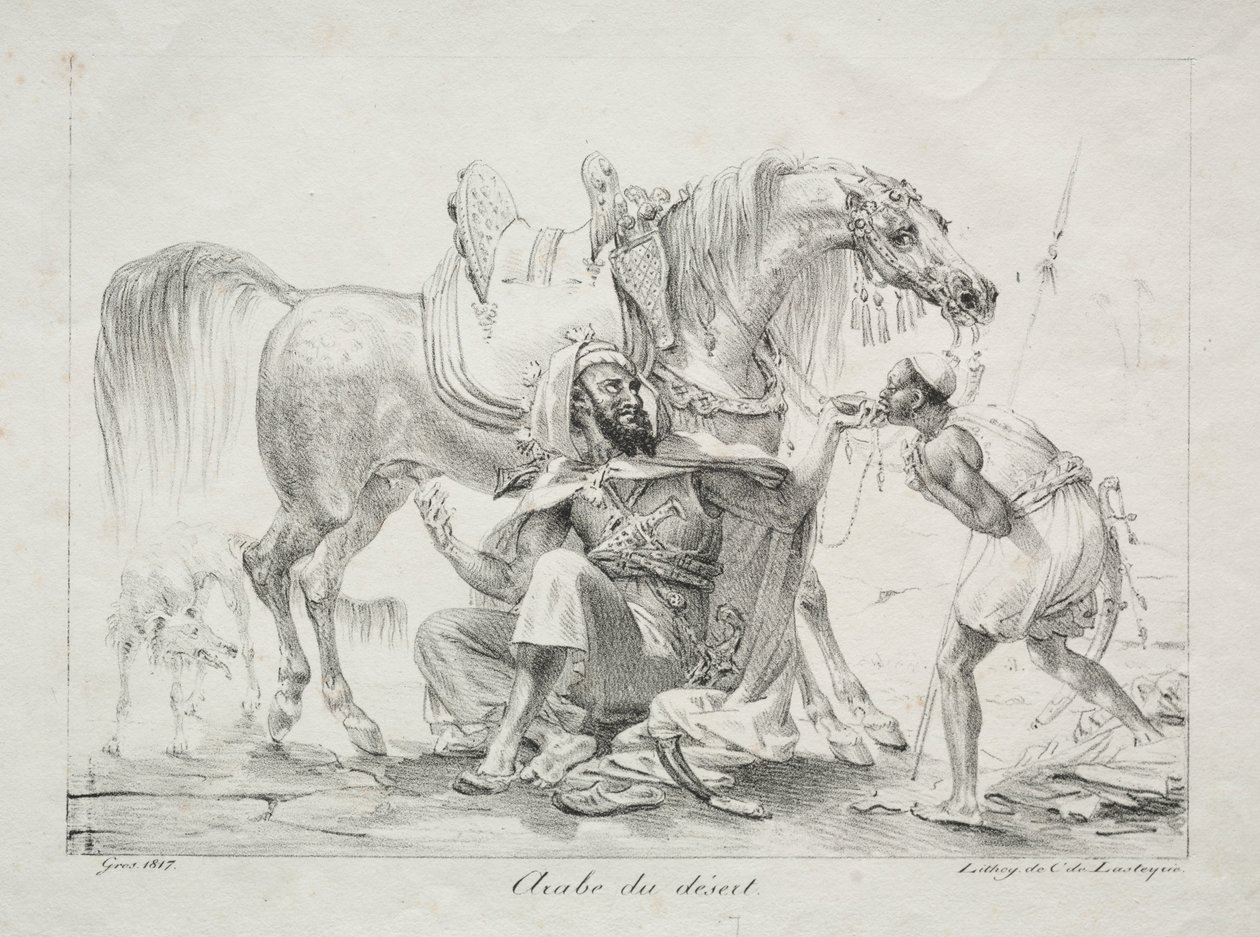 Arab z pouště od Antoine Jean Gros
