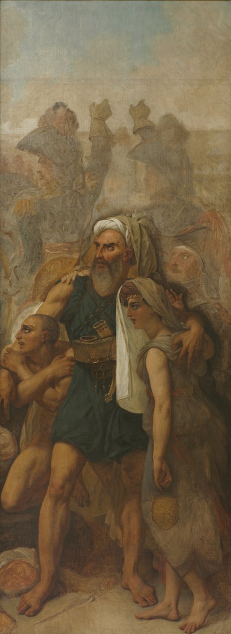 Egyptská rodina od Antoine Jean Gros