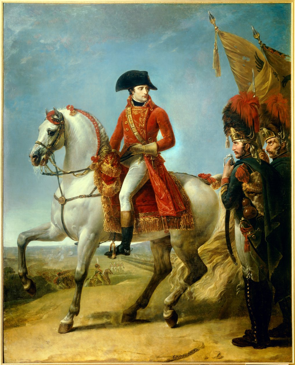 Jezdecký portrét Napoleona Bonaparta (1769-1821) od Antoine Jean Gros