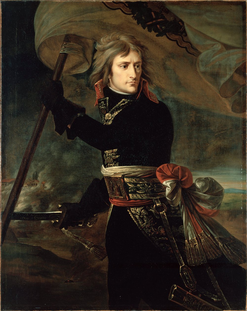 Francouzsky: Napoléon Bonaparte au pont d