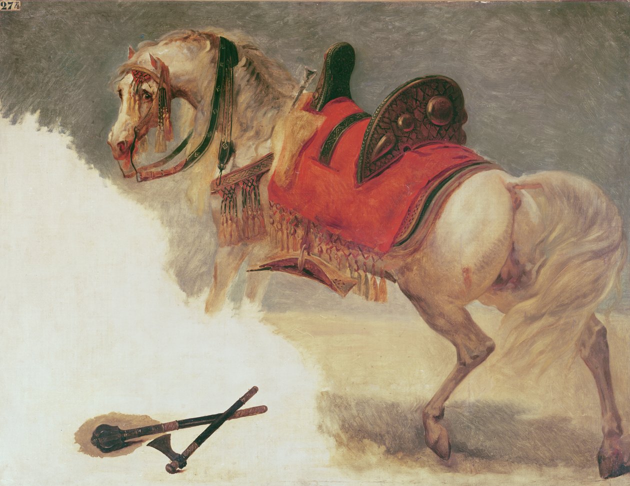 Kůň Mustapha-Pacha od Antoine Jean Gros