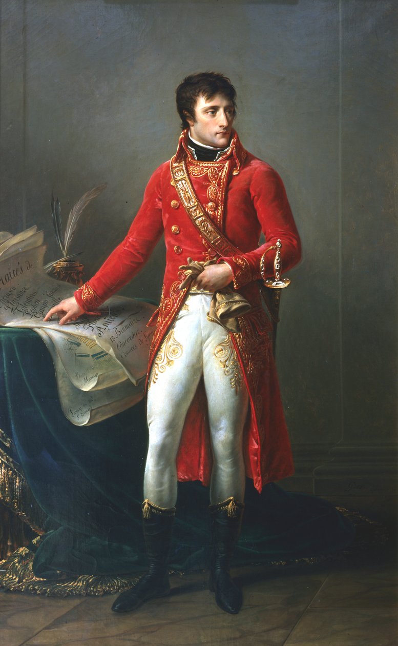 Napoleon Bonaparte jako první konzul, 1799-1821 od Antoine Jean Gros