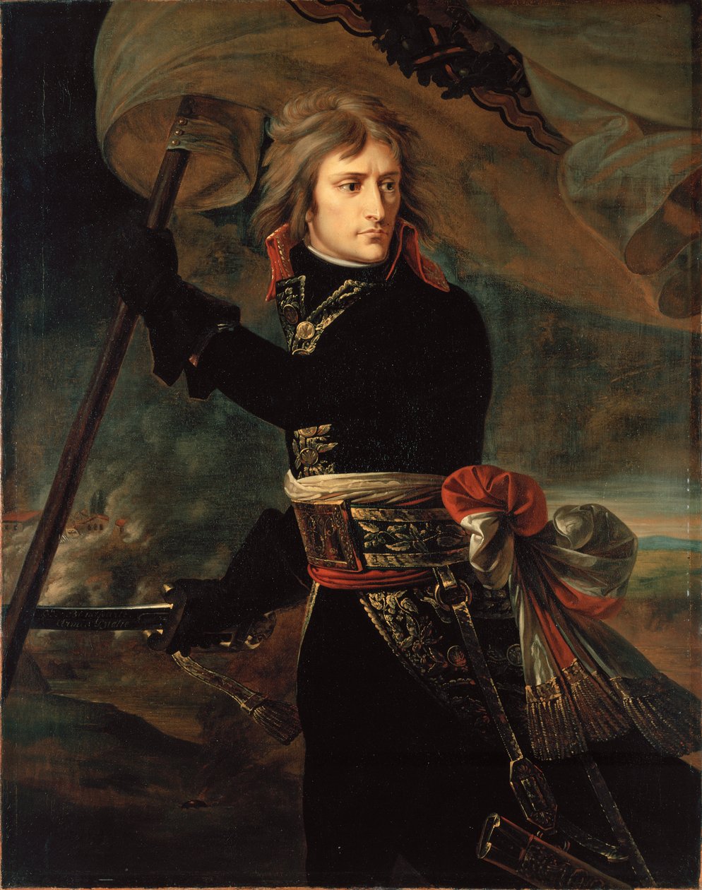 Napoleon Bonaparte na mostě v Arcole od Antoine Jean Gros
