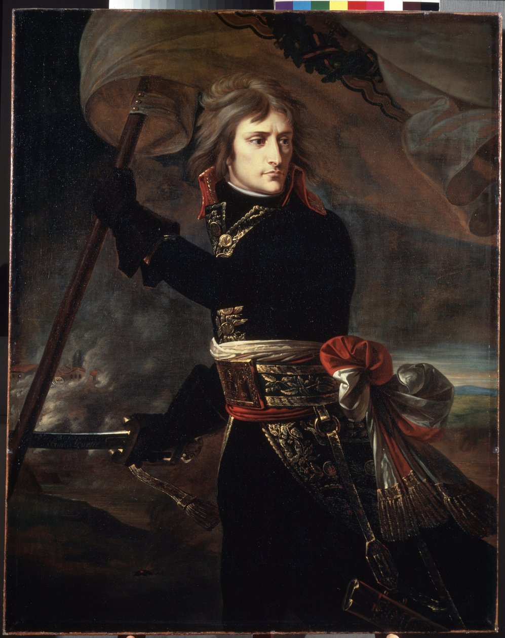 ""Portrét Napoleona Bonaparta (1769 - 1821) v Pont d