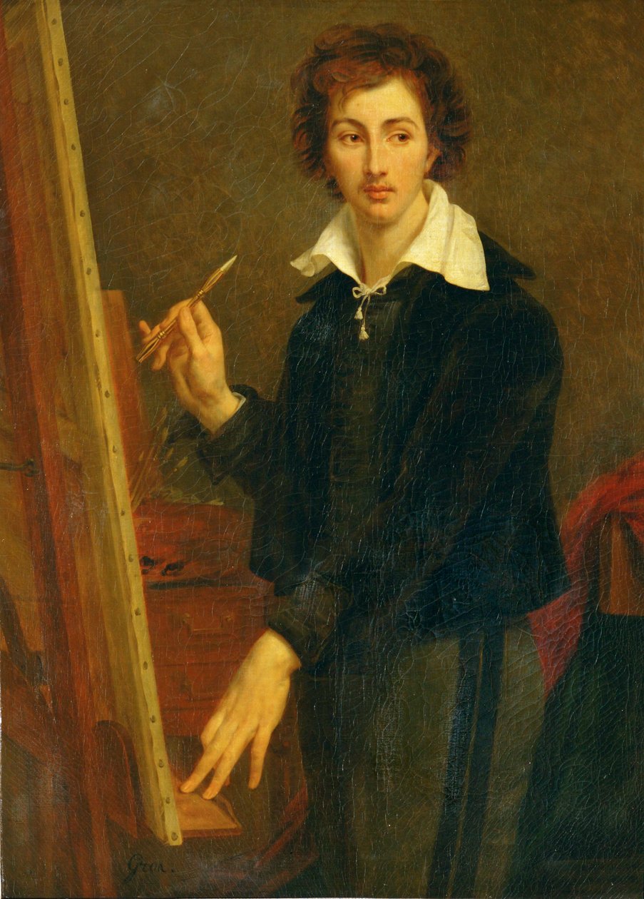 Portrét hraběte Alcida e la Rivalliere, žáka Gros ... od Antoine Jean Gros