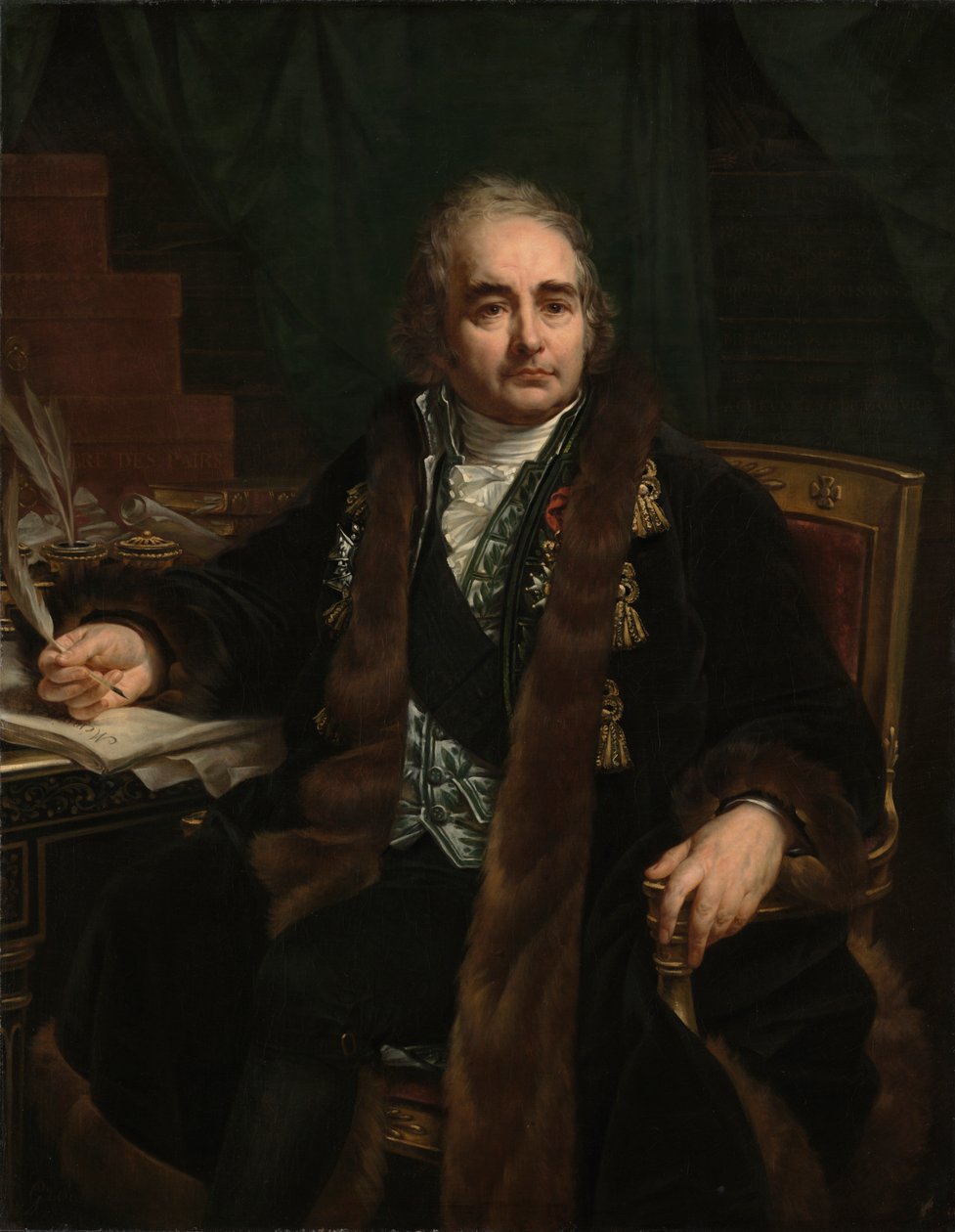 Portrét hraběte Jean-Antoine Chaptal od Antoine Jean Gros