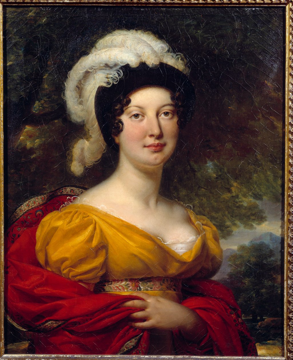 Portrét Marechal Lannes, vévodkyně z Montebello Obraz Antoine Jean Gros (1771-1835) Kolem roku 1815 Orleans, Musee des Beaux Arts od Antoine Jean Gros