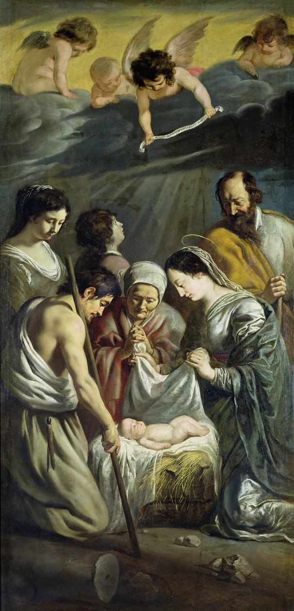 Klanění pastýřů, kolem 1630-32 od Antoine Le Nain