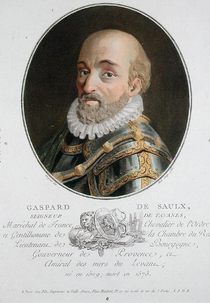 Gaspard de Saulx (1509-73) Pán Tavanes od Antoine Louis Francois (after) Sergent Marceau