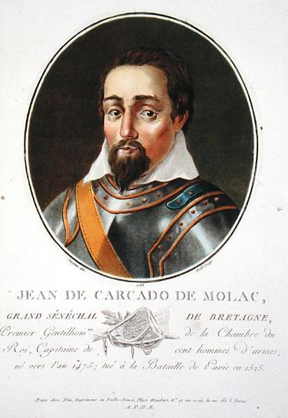 Jean de Carcado de Molac (c.1475-1525), ryl Ride od Antoine Louis Francois (after) Sergent Marceau