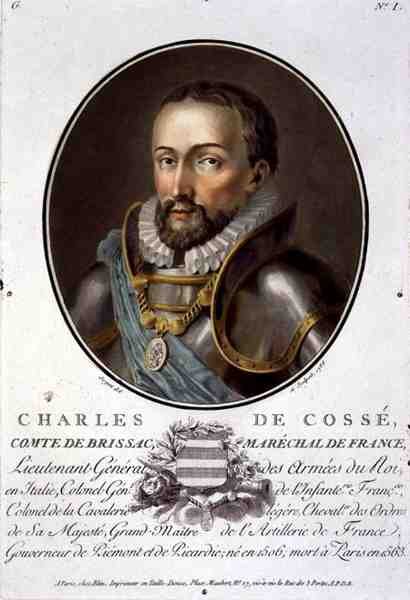 Portrét Charlese de Cosse, hraběte z Brissacu, polního maršála Francie (1506-63) od Antoine Louis Francois Sergent Marceau