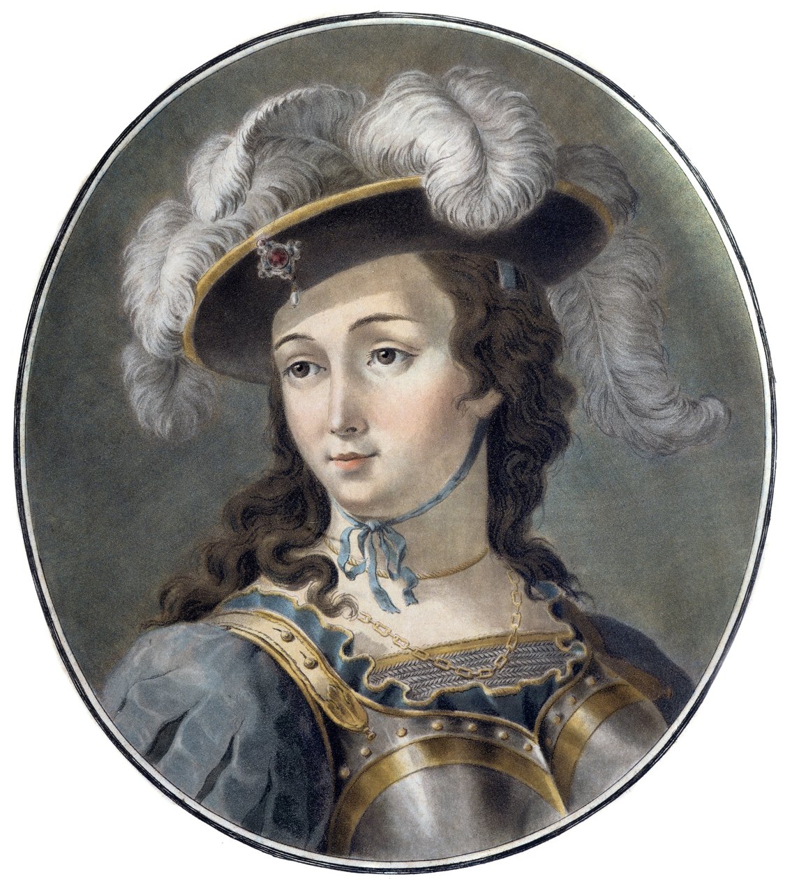 Portrét Johanky z Arku (1412-1431) - Johanka z Arku od Antoine Louis Francois seržant Marceau 1751-1847 - od Antoine Louis Francois Sergent Marceau