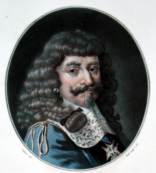 Jindřich Lotrinský, 1. hrabě z Harcourtu (1601-66), ryl Ride, 1787 od Antoine Louis Francois after Sergent Marceau