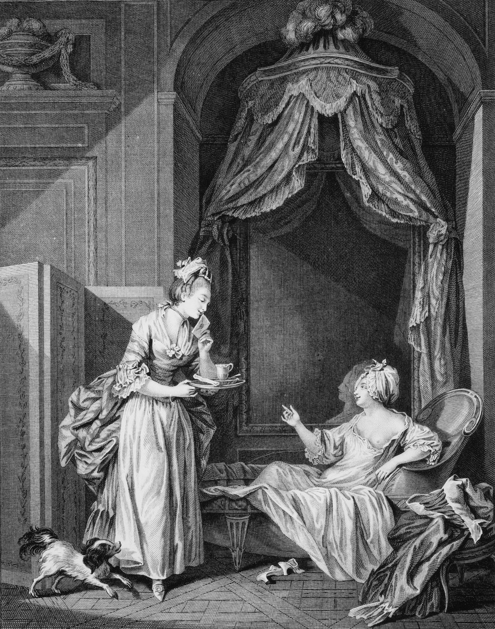 Bain the Bath, 1774. od Antoine Louis Romanet
