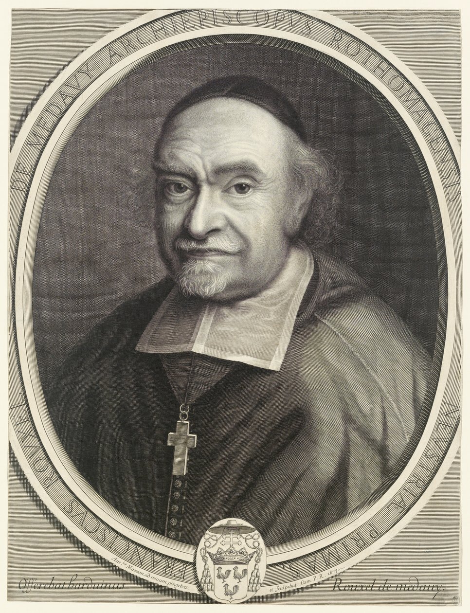 Francois Rouxel de Medavy, arcibiskup z Rouenu od Antoine Masson