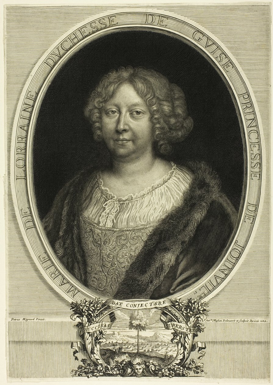 Marie de Lorraine, vévodkyně z Guise, princezna z Joinville od Antoine Masson