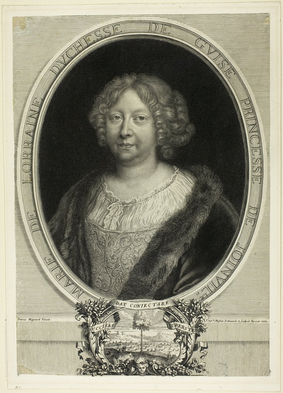 Marie de Lorraine, vévodkyně z Guise, princezna z Joinville od Antoine Masson