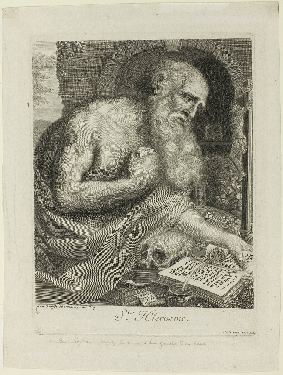 Svatý Jeroným od Antoine Masson