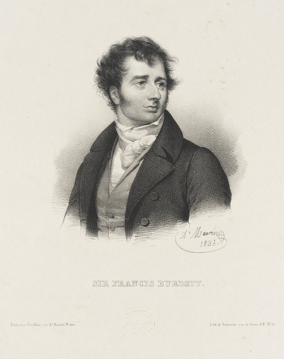 Sir Francis Burdett od Antoine Maurin