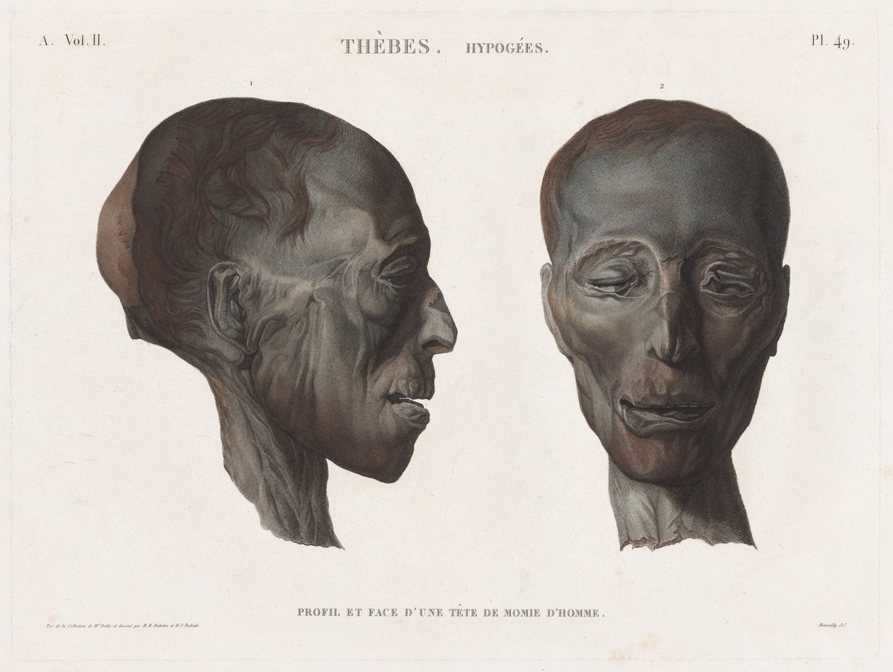 Popis Egypta: Théby. Hypogees sv. II, Pl. 49. od Antoine Maxime Monsaldy