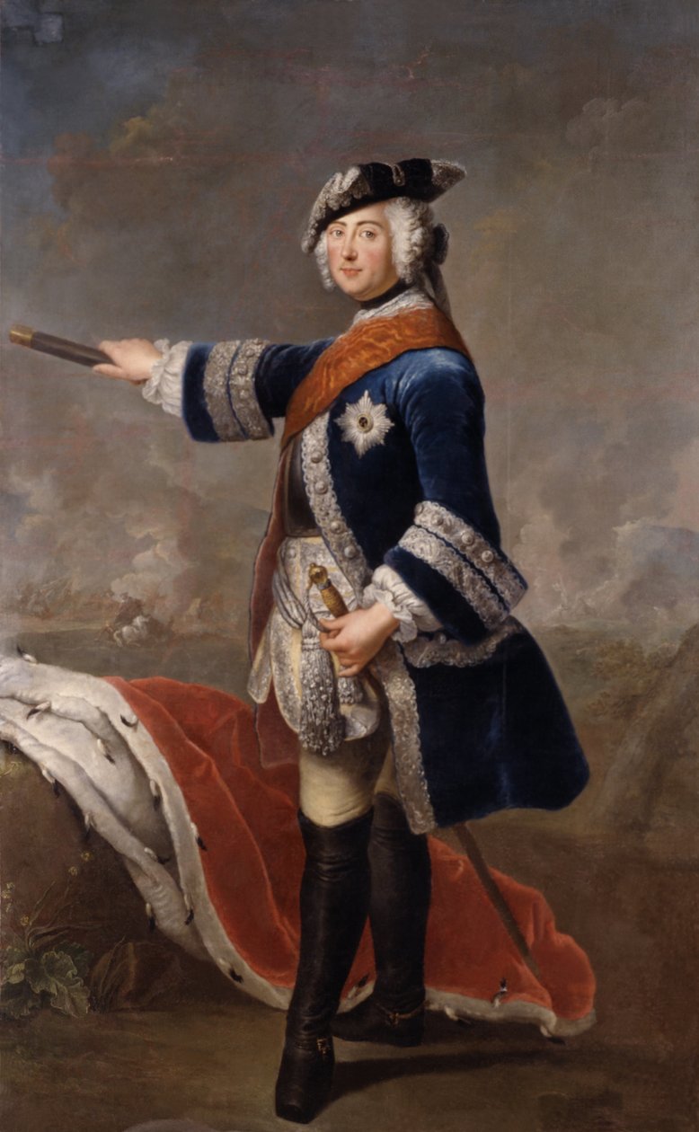 Fridrich Veliký od Antoine Pesne