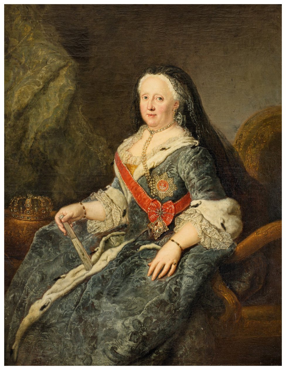Johanna Elizabeth, princezna z Anhalt-Zerbstu od Antoine Pesne