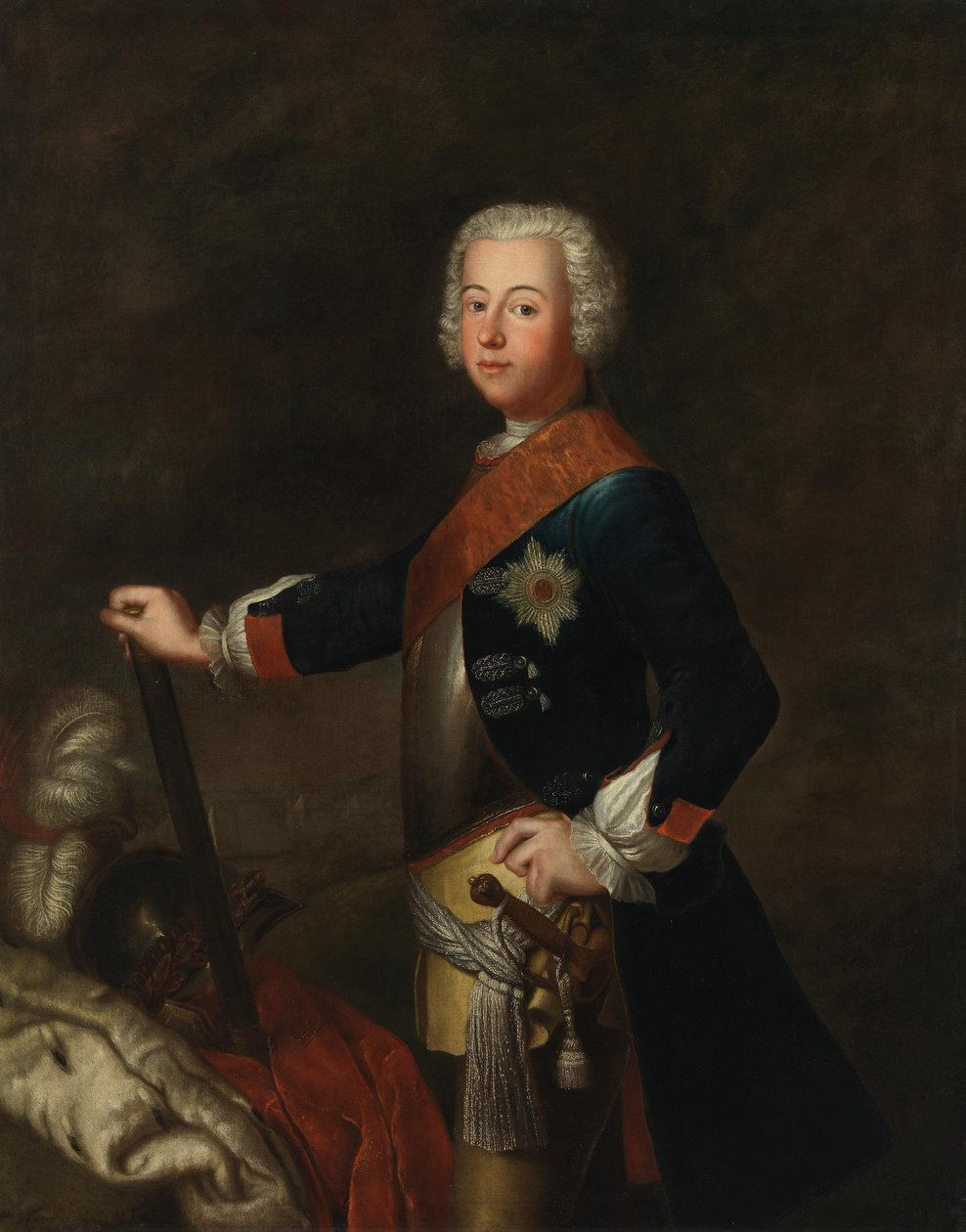 Portrét Fridricha II. Pruského jako korunního prince od Antoine Pesne