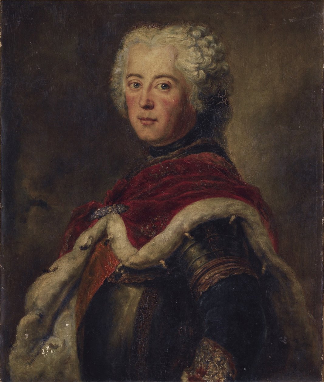 Portrét Fridricha II Pruského 17121786 od Antoine Pesne
