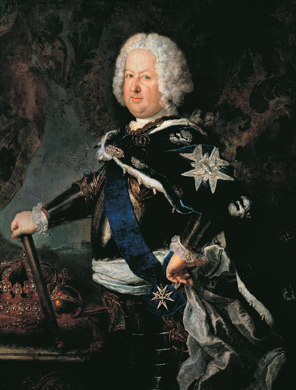 Portrét Stanislawa I. Leszczynského (Lvov od Antoine Pesne
