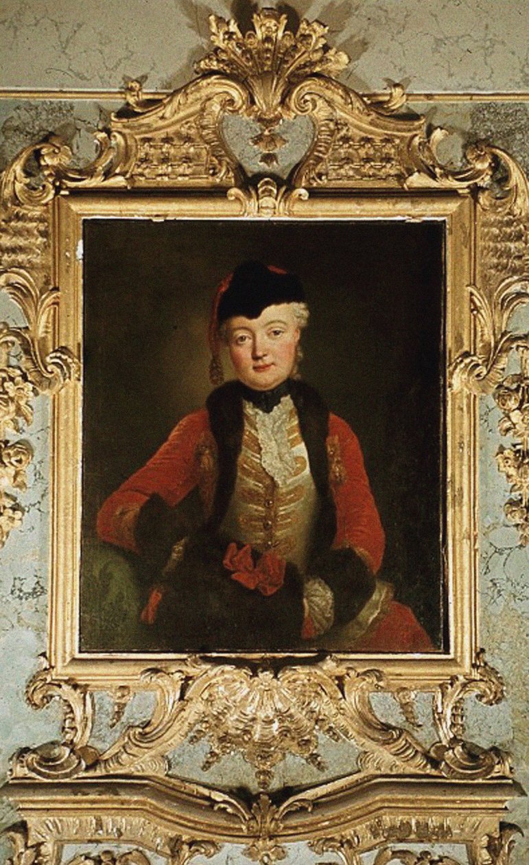 Portrét Wilhelmine Dorothee von der Marwitz 1718-1787, kolem 1739 od Antoine Pesne