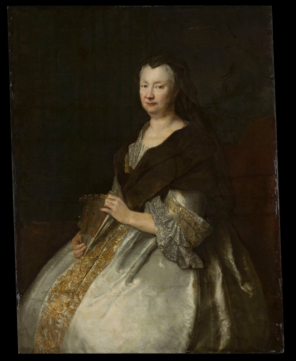 Portrét Zofie Jadwigy von Tettau (Sophia Hedwig von Tettau 1662-1733) od Antoine Pesne