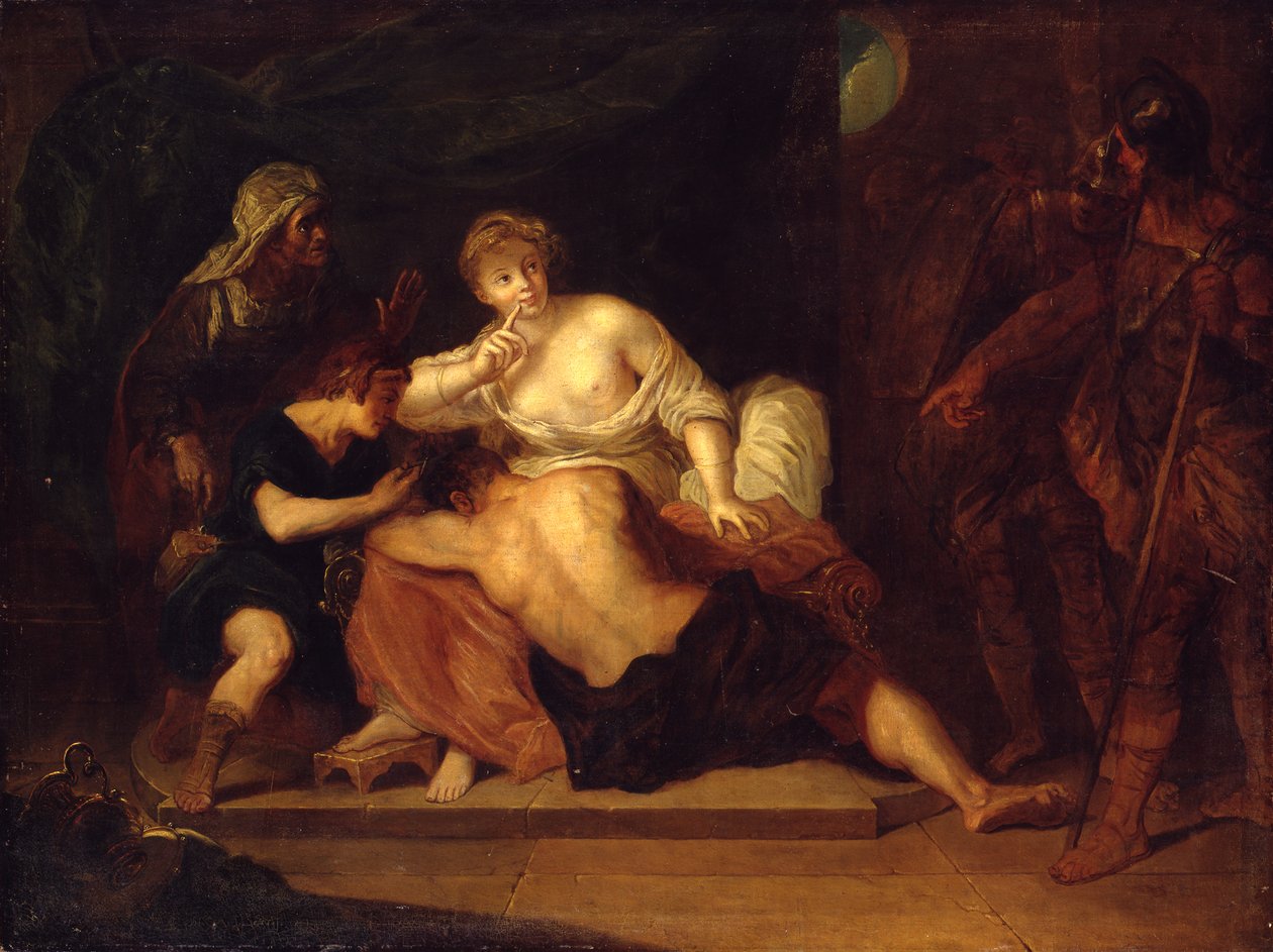 Samson a Dalila od Antoine Pesne