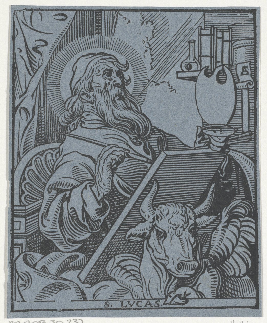 Lukáš evangelista Čtyři evangelisté (název série) od Antoine Sallaert