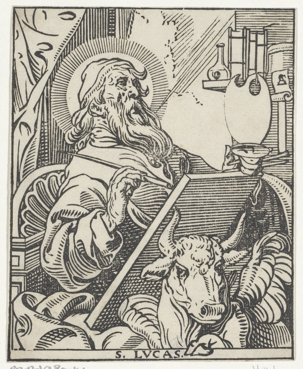 Lukáš evangelista Čtyři evangelisté (název série) od Antoine Sallaert