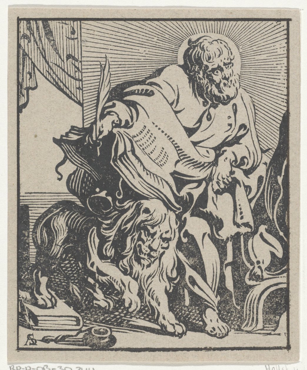 Marka evangelisty Čtyři evangelisté (název série) od Antoine Sallaert