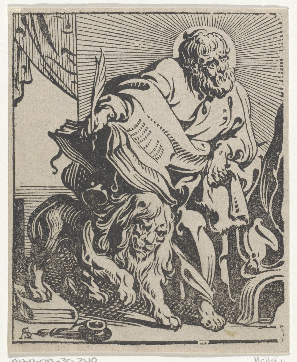 Marka evangelisty Čtyři evangelisté (název série) od Antoine Sallaert