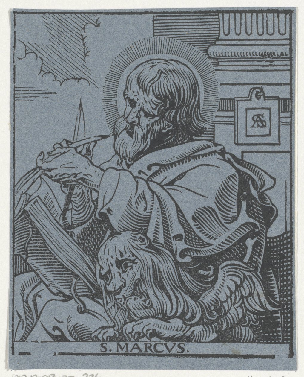 Marka evangelisty Čtyři evangelisté (název série) od Antoine Sallaert