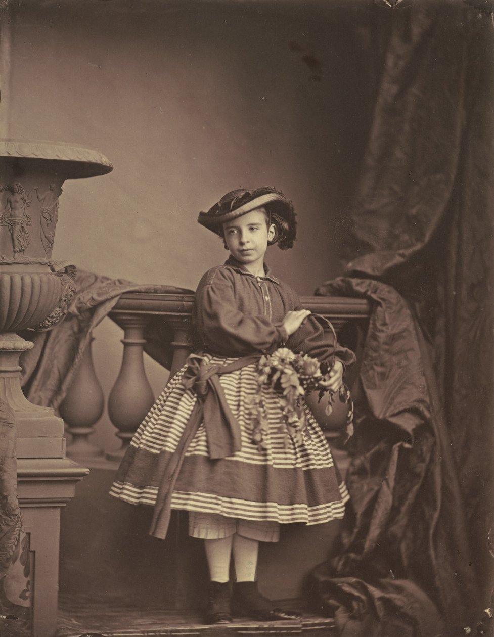Portrét dívky, cca. 1850 (foto) od Antoine Samuel Adam Salomon