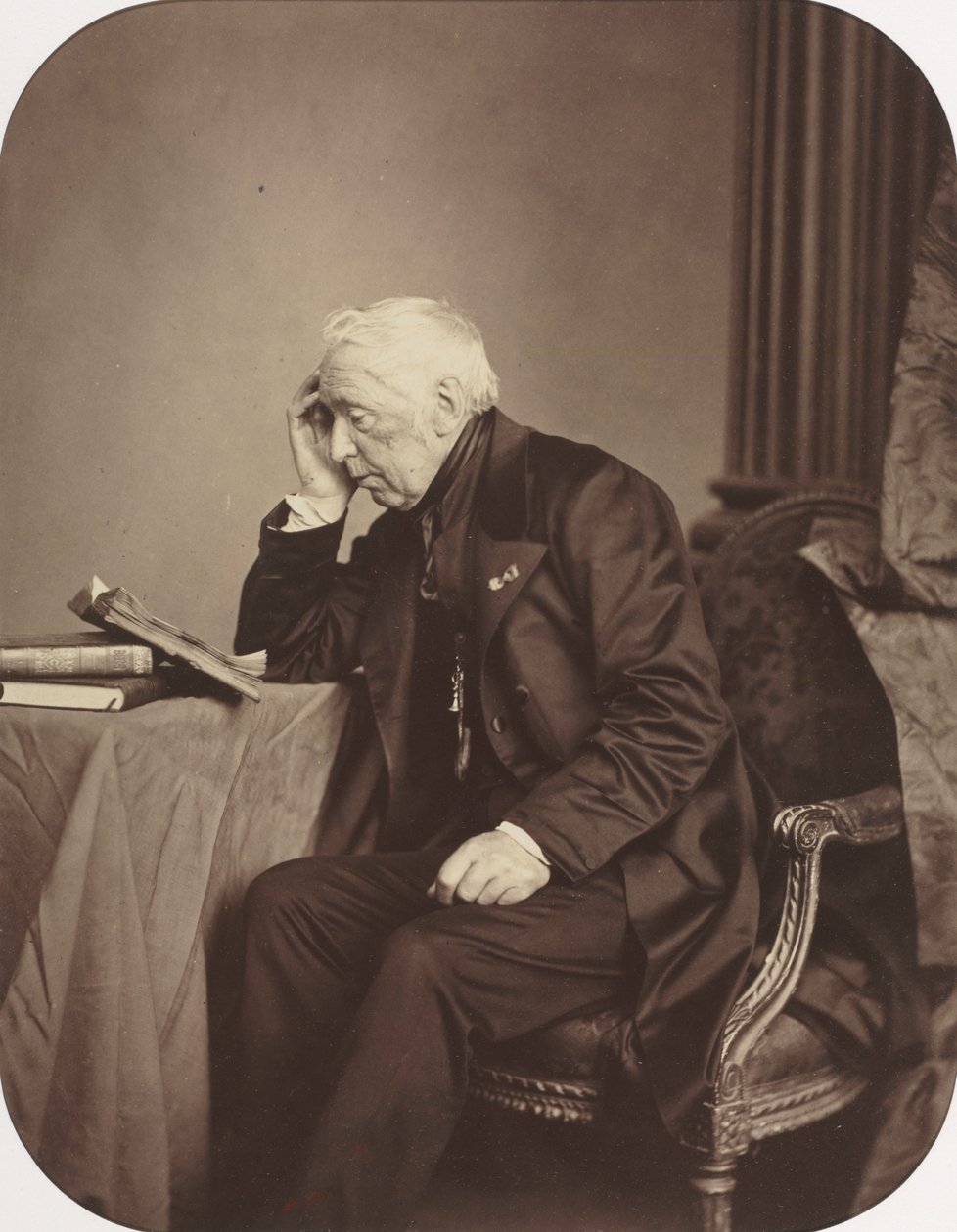 Neznámý mužský hlídač od Antoine Samuel Adam Salomon
