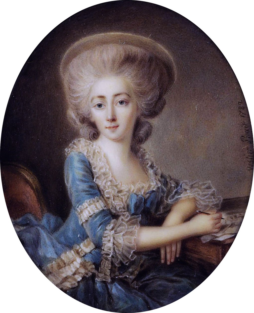 Madame de Montesson (1738-1806), autor: Antoine Vestier (1740-1824) od Antoine Vestier