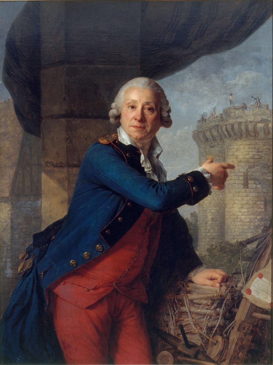 Portrét Henriho Maserse de Latude 1725-1805. od Antoine Vestier