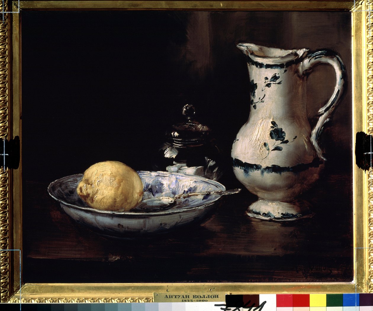 Stálý život. Obraz Antoina Vollona (1833-1900). Olej na plátně, 38 x 46 cm. Francouzské umění 19. století. Puškinovo muzeum výtvarných umění, Moskva. od Antoine Vollon