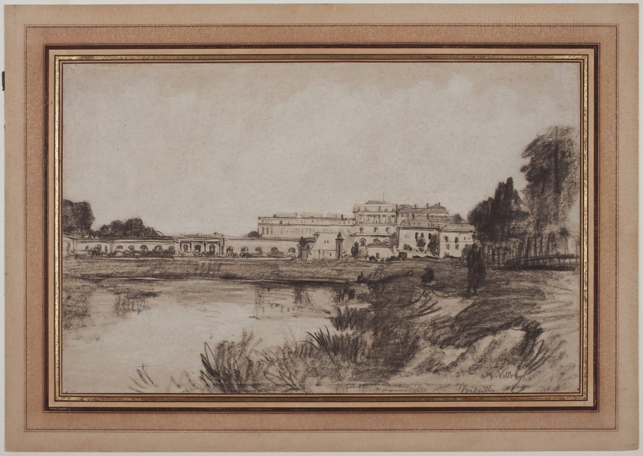 Pohled na Versailles, 1800s. od Antoine Vollon