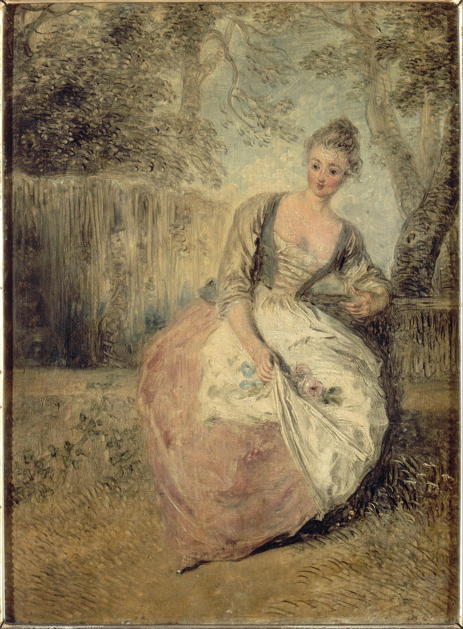 Ustaraný milenec od Antoine Watteau