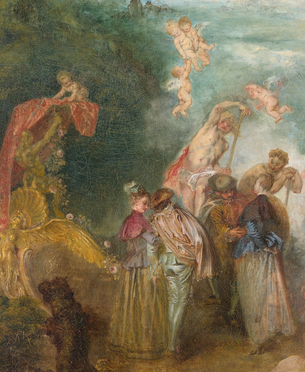 Pouť na ostrově Cythera (1717) od Jean Antoine Watteau