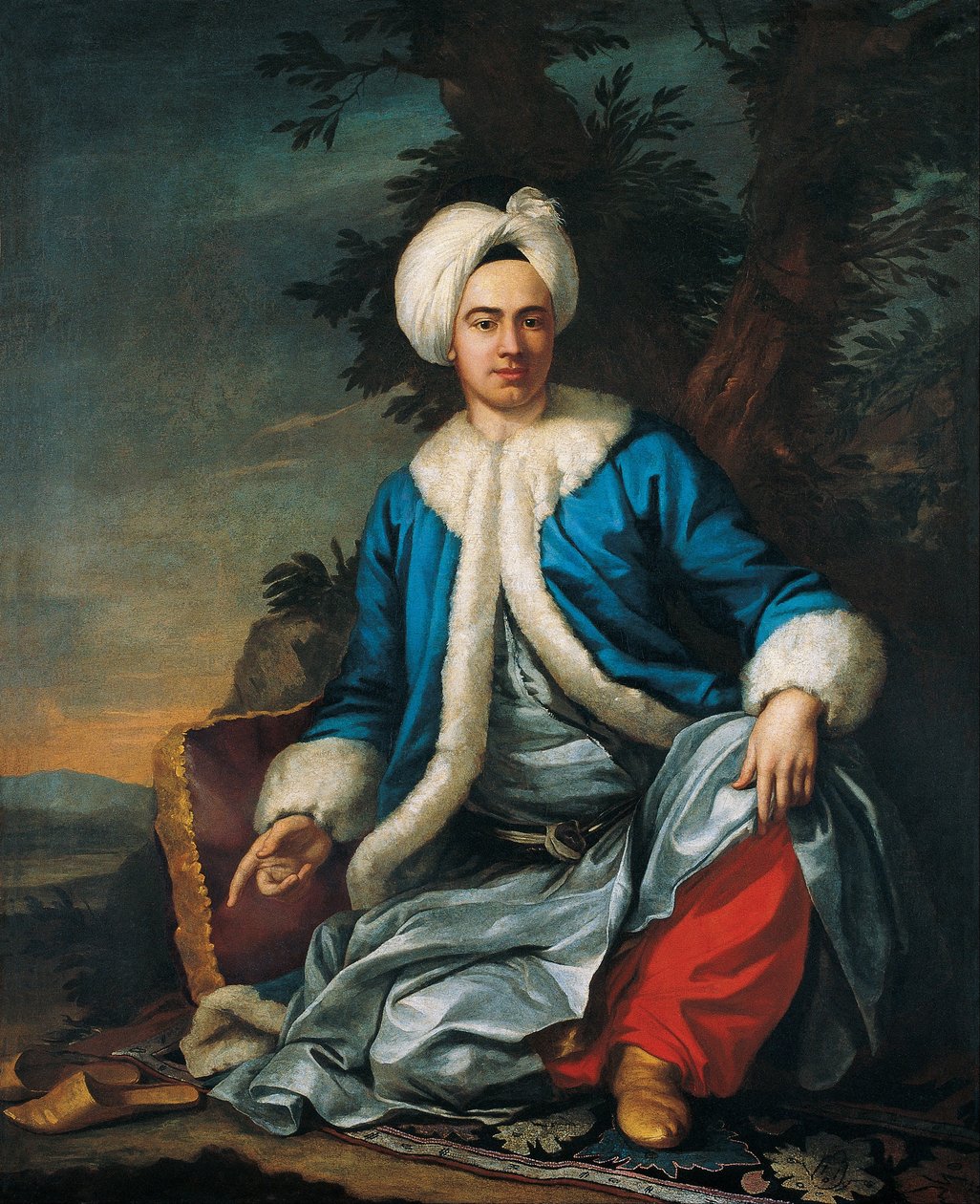 Evropan v tureckém kostýmu od Antoine de Favray