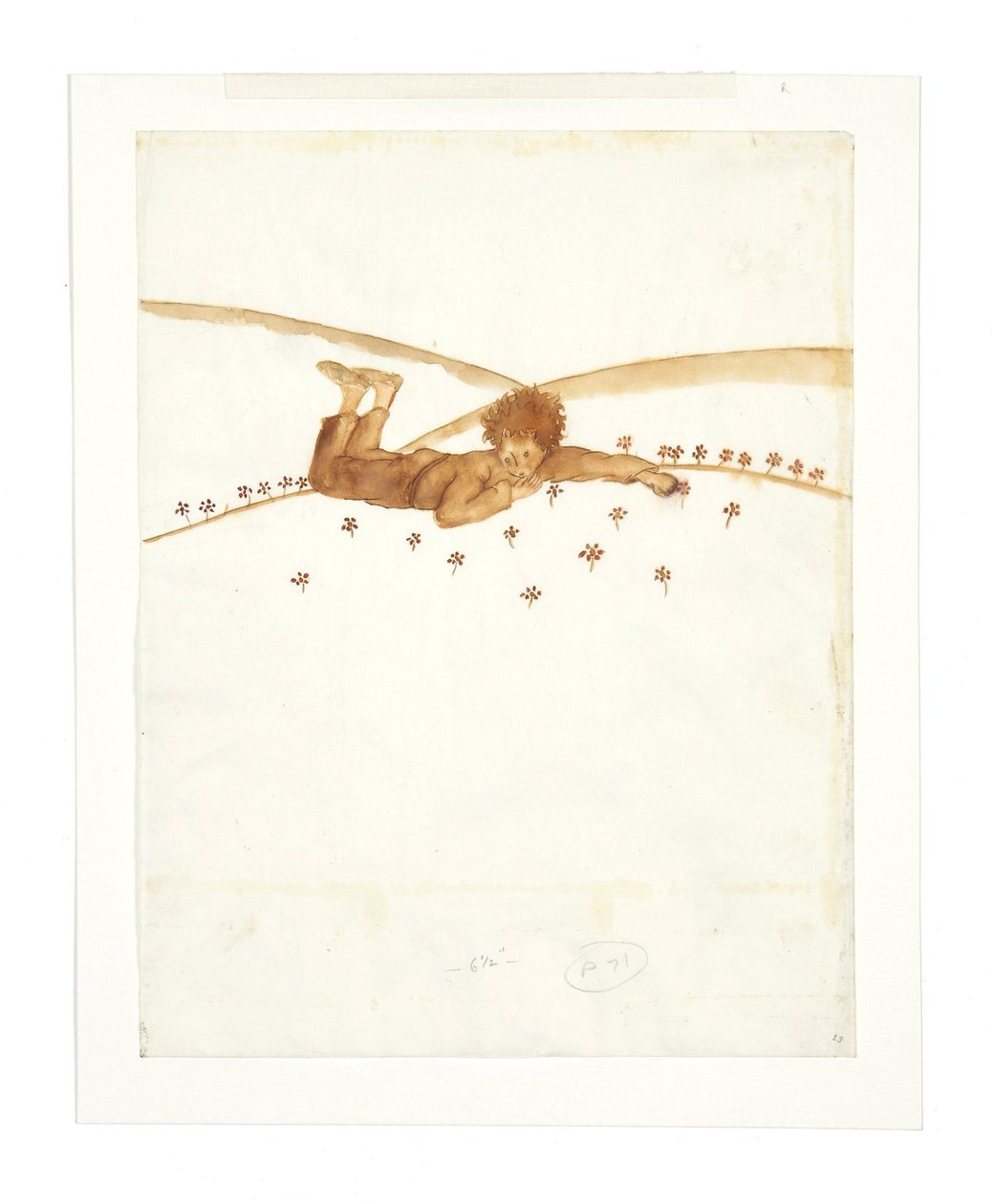 Ilustrace k novele Malý princ Malý princ, 1942. od Antoine de Saint Exupéry